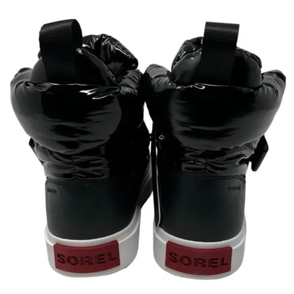 SOREL Joan of Artic Next Lite Strap Puffy Boots Black, Size 9 (9.5 runs large) - Picture 11 of 13